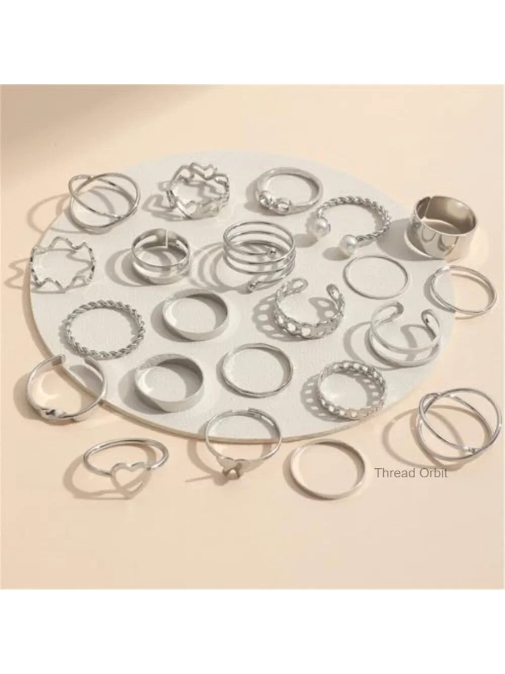 22 Pcs Gold Plated Knuckle Rings Set Boho Stackable Dainty Midi Rings Pack